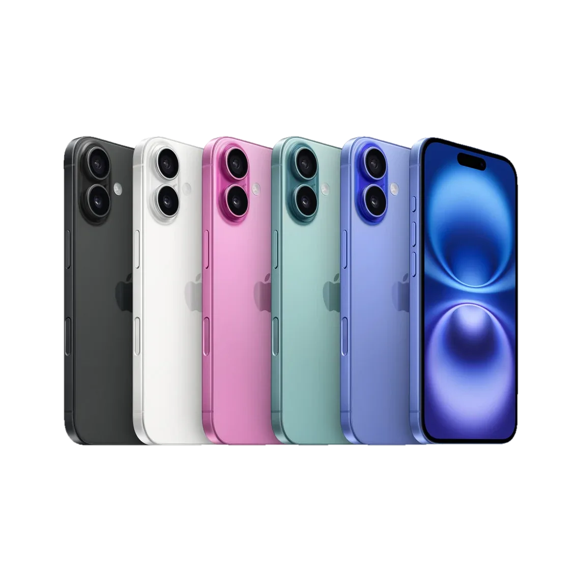 Заден капак iPhone 16 Plus — Ултрамарин — примерна снимка на вида част