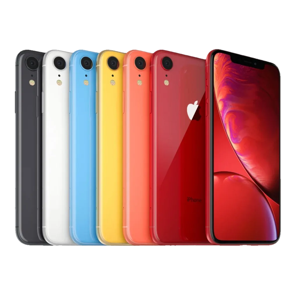 Заден капак iPhone XR — Коралов — примерна снимка на вида част