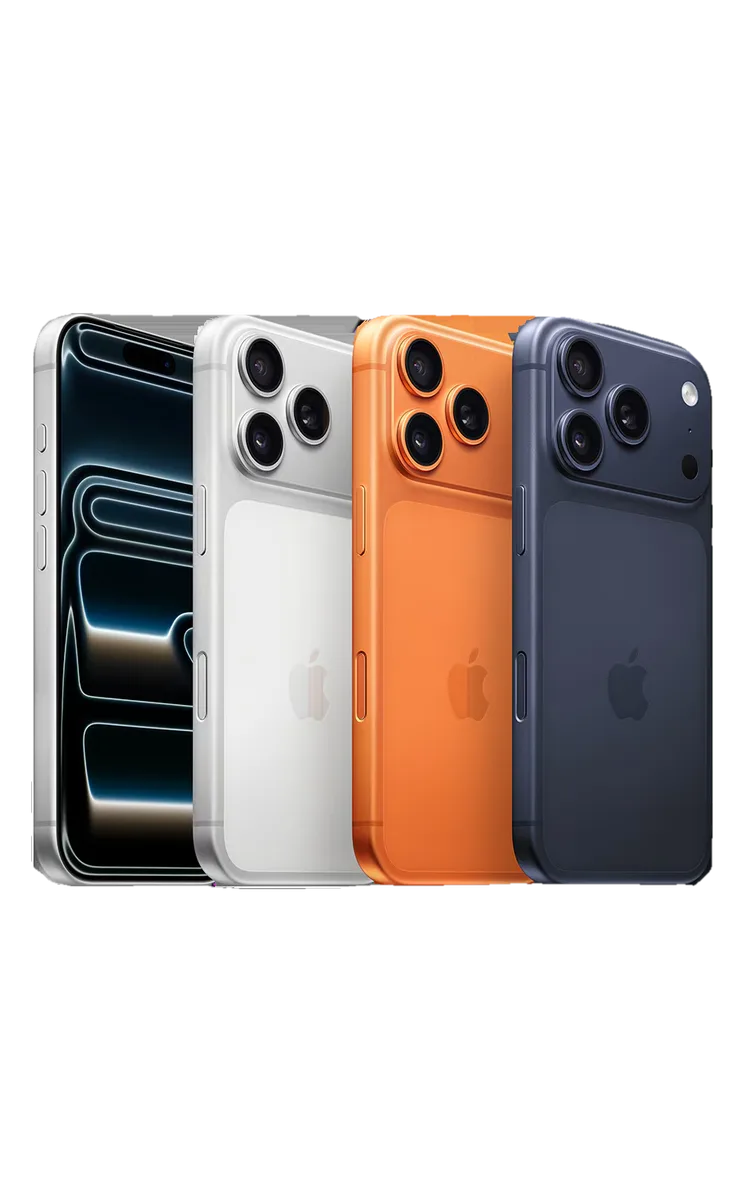 Заден капак iPhone 17 Pro Max — Оранжев — примерна снимка на вида част