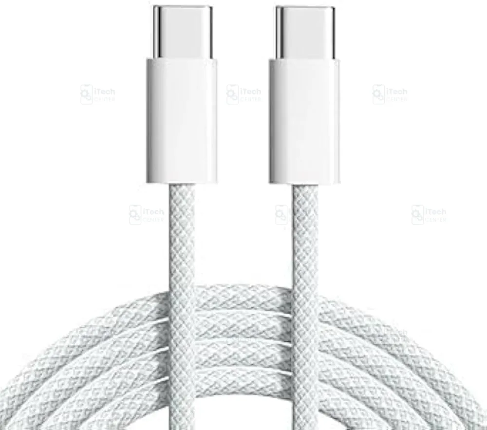 Алтернативен кабел за зареждане USB-C към USB-C — примерна снимка на вида част