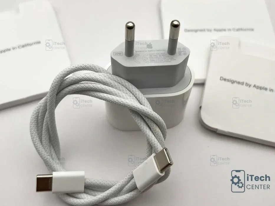 Оригинален кабел за зареждане USB-C към USB-C — примерна снимка на вида част