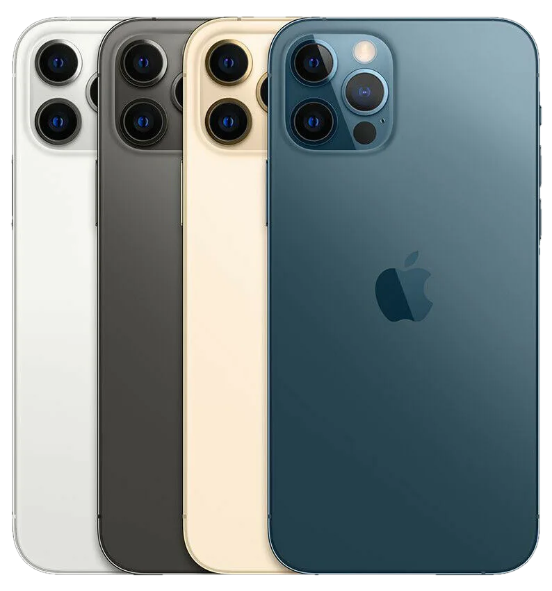 Заден капак iPhone 12 Pro Max — Сребрист — примерна снимка на вида част