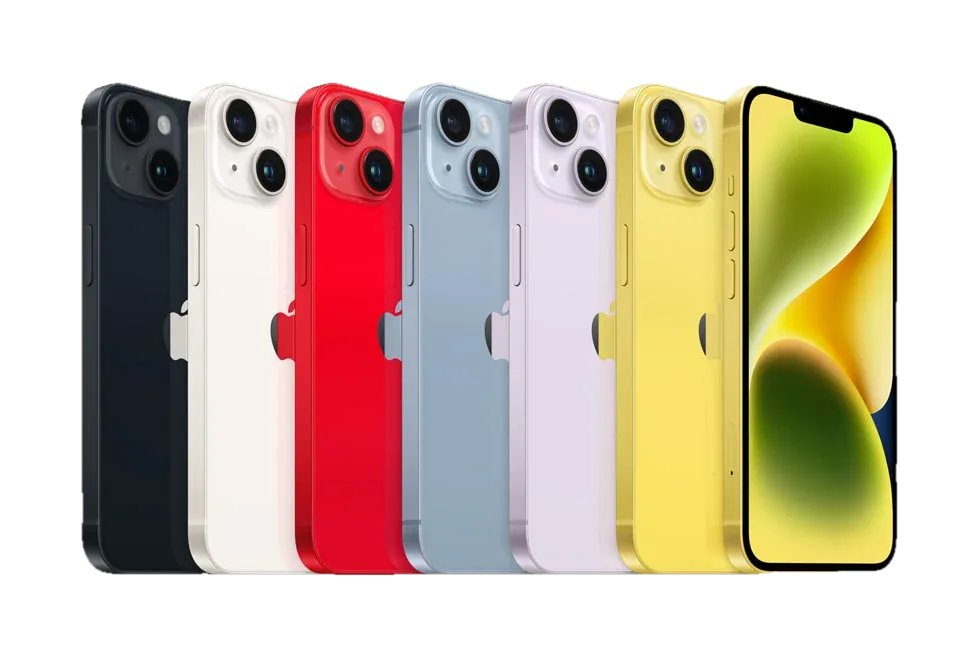 Заден капак iPhone 14 — Червен — примерна снимка на вида част