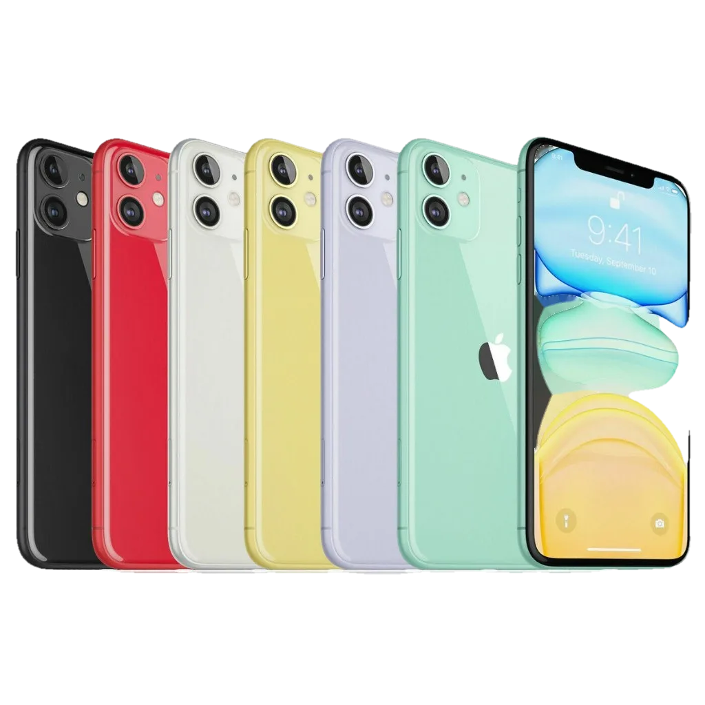 Заден капак iPhone 11 — Жълт — примерна снимка на вида част