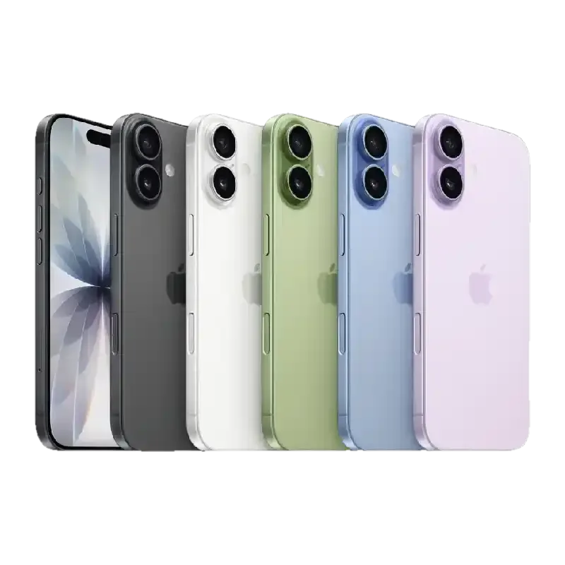 Заден капак iPhone 17 — Бял — примерна снимка на вида част